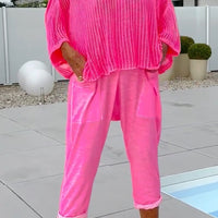 Zalia | Bedruckter Jumpsuit mit Rückenausschnitt