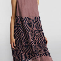 Vell | Shiftkleid mit Wellenmuster