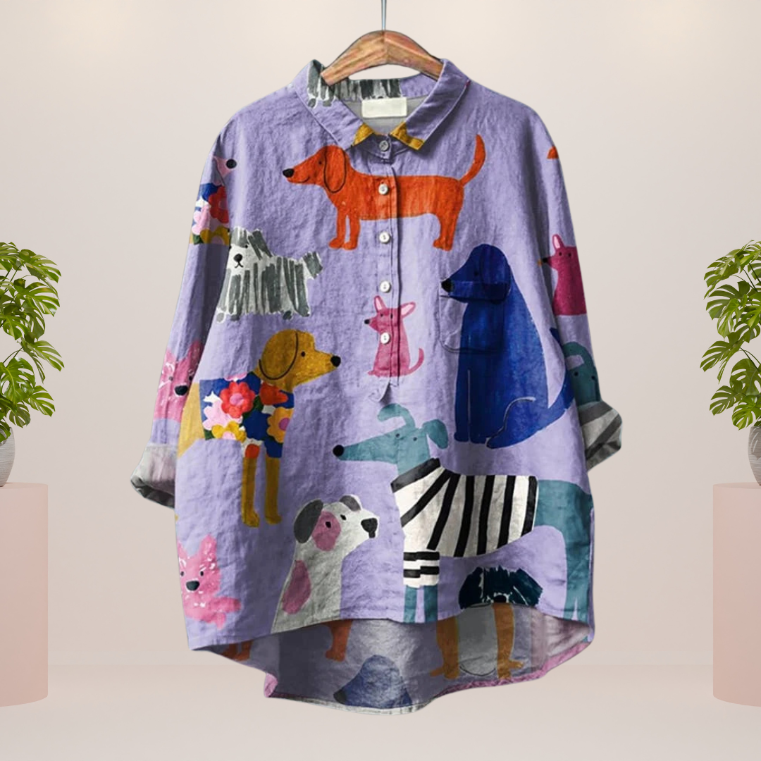 Franchesca | Kunst-Print-Shirt