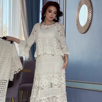 Dalyn | Elegantes Retro-Set mit Spitzen-Ärmeln