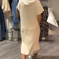 Zelha | Midikleid mit Kapuze