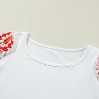 Meribeth | Häkel-Top mit Blumenmuster