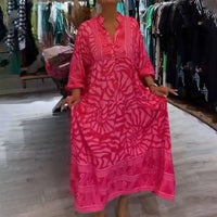 Azzon | Bequemes Damenkleid mit modernem Druck