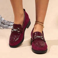 Jinna | Damen-Loafer mit Metallkette