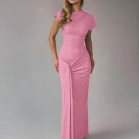 Averie™ | Leichtes Plisseekleid mit Kurzarm & Schnürung