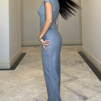 Jessa | Luftiges Leinen-Set mit Bluse & Hose