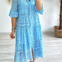 Rebecca | feminines Kleid mit zarter Stickerei für besondere Anlässe