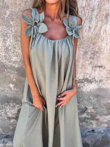 Lea | Romantisches Kleid mit floralen Details