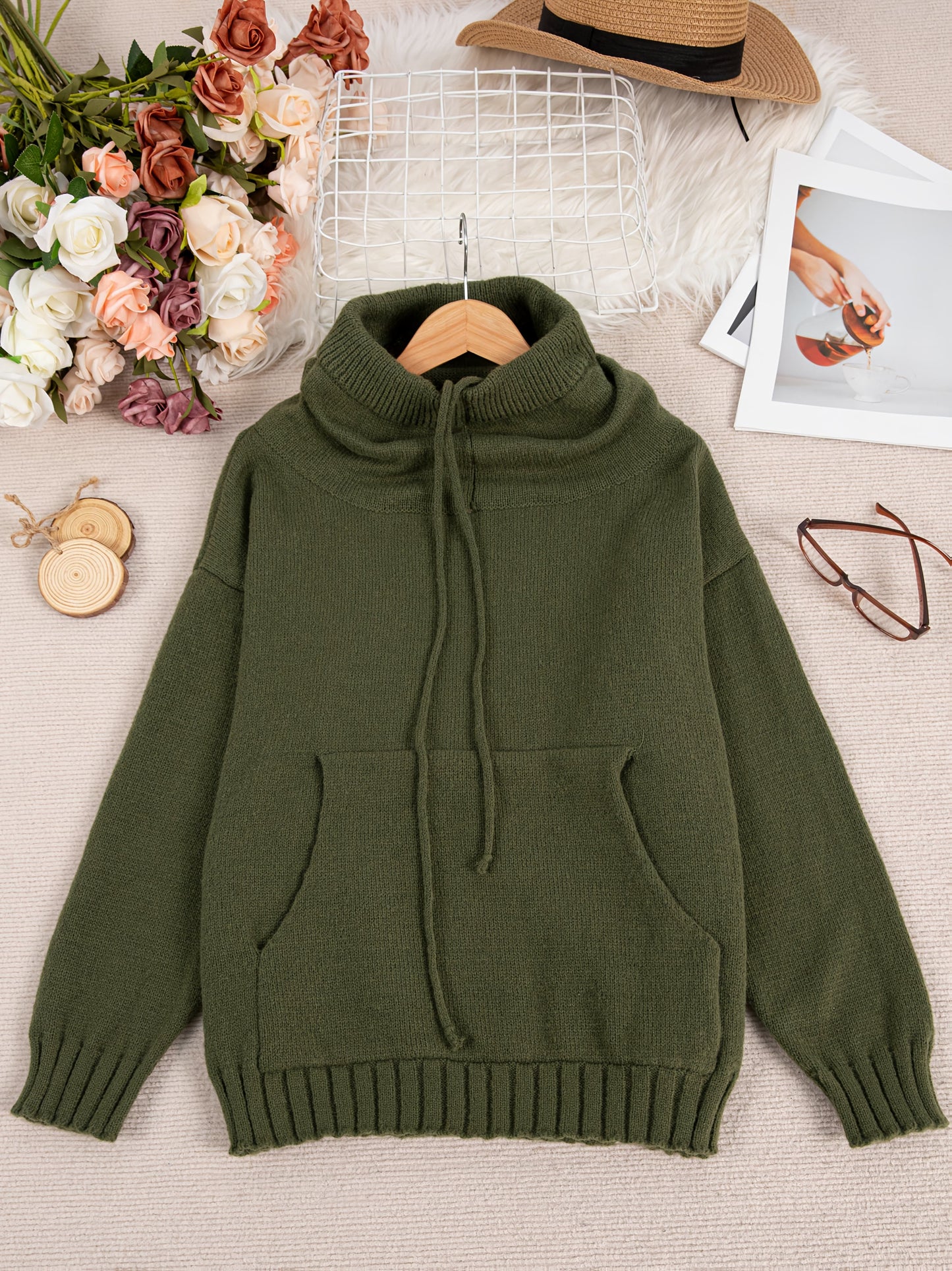 Kaliyah | Pullover für Damen, praktisch mit Tasche & modern