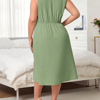 Annie | Elegantes Kleid mit Falten und Umschlagboden