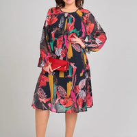 Meilani | trendiges Kleid mit floralem Muster