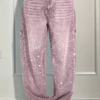 Cris | Trendige Loose-Fit Jeans mit Glitzer