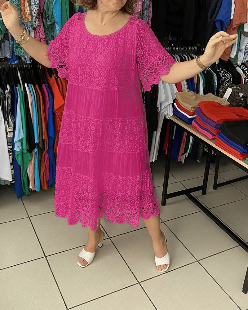 Maren | Sommerkleid mit Spitzenstickerei