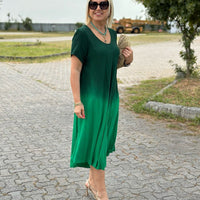 Samara | Bequemes Kleid aus Baumwolle im Batik-Stil