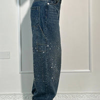 Georgie | Modische Hose mit Strass-Highlight