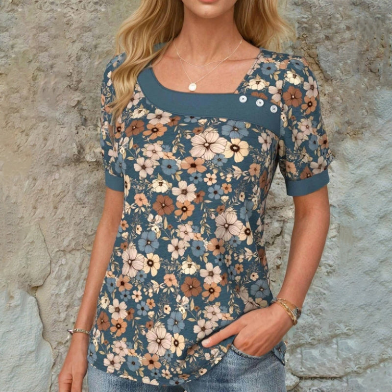 Annie™ | Zeitlose Bluse im Vintage-Blumenprint