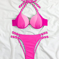 Levi | Colorblock-Halter-Bikini