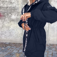 Shagina | Lässiger Mantel mit Kapuze