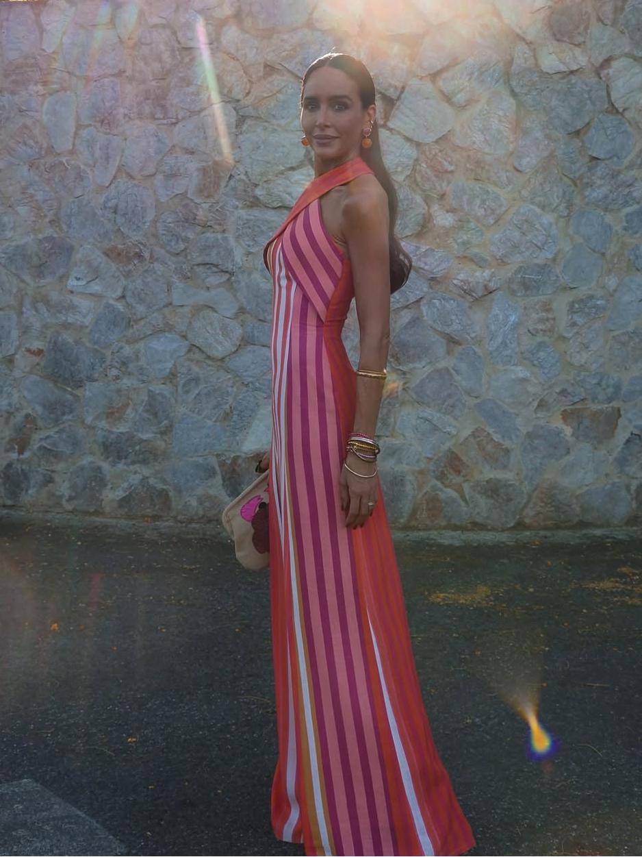 Effie | stylisches Streifenkleid mit Kreuzträgern für den perfekten Sommerlook