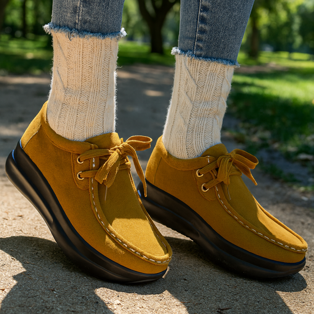 Payle | Wildleder-Schnürschuhe mit rutschfester Sohle