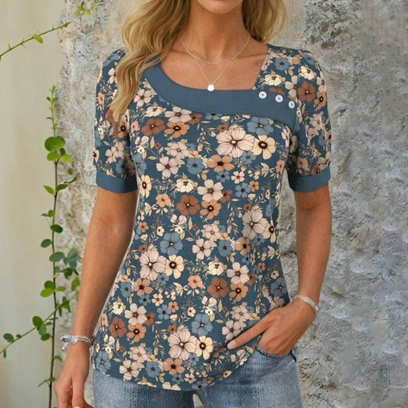 Annie™ | Zeitlose Bluse im Vintage-Blumenprint