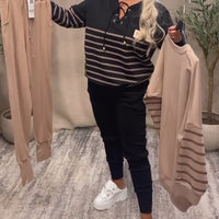 Bivia | Zweiteiliges Sport-Set mit Streifen