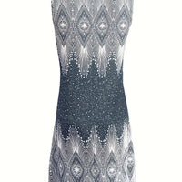 Alexandra | Feminines Kleid mit V-Ausschnitt und floralen Druck