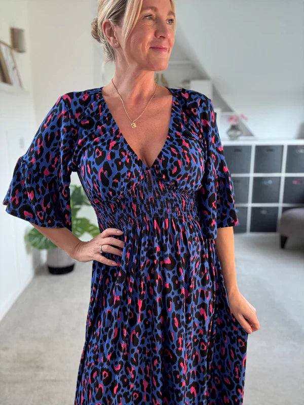 Avery™ | Leichtes Rüschenkleid im Vintage-Look