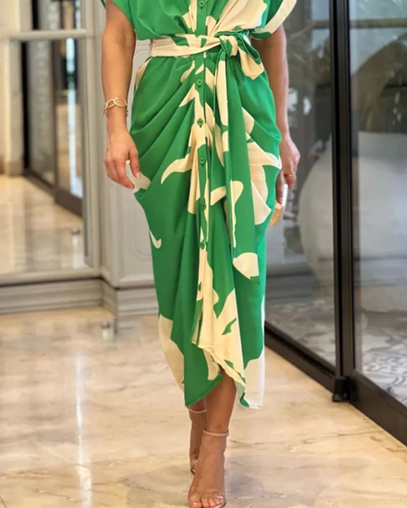 Serenity | Lässiges Hemdkleid mit Reverskragen für Damen