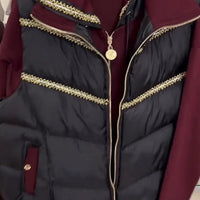 Lysa | Freizeit-Set mit Weste und Kapuzenpullover