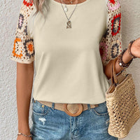 Meribeth | Häkel-Top mit Blumenmuster