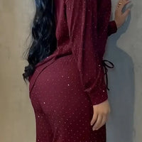 Ravena | Blazer-Set mit Strassdetails