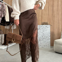 Rika | Damenrock aus Satinspitze