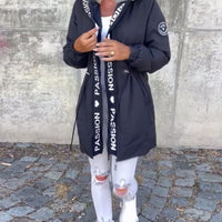 Shagina | Lässiger Mantel mit Kapuze