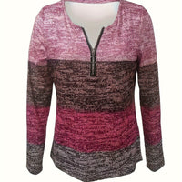 Jacquilen | Elegantes T-Shirt mit Stehkragen