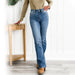 Theda | Gewaschene Stretch-Jeans