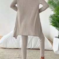 Chloe | Stilvolles 3-teiliges Set aus geripptem Strick