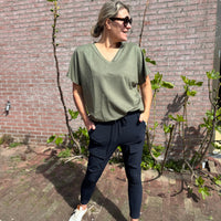 Sam | Stylisches Top mit Kartuschenmuster
