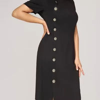 Rachel | Elegantes Kleid mit Rundhalsausschnitt