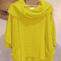 Fatima | Bequemes, lässiges Damen-Top mit Taschen