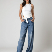 Georgie | Modische Hose mit Strass-Highlight