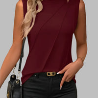 Autumn | Elegantes Plissee-Top mit Rundhalsausschnitt