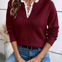 Sodra | Elegante Bluse mit Spitzenkante