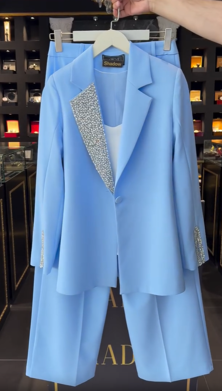 Sydney | Klassischer Hosenanzug für Damen, modern & edel