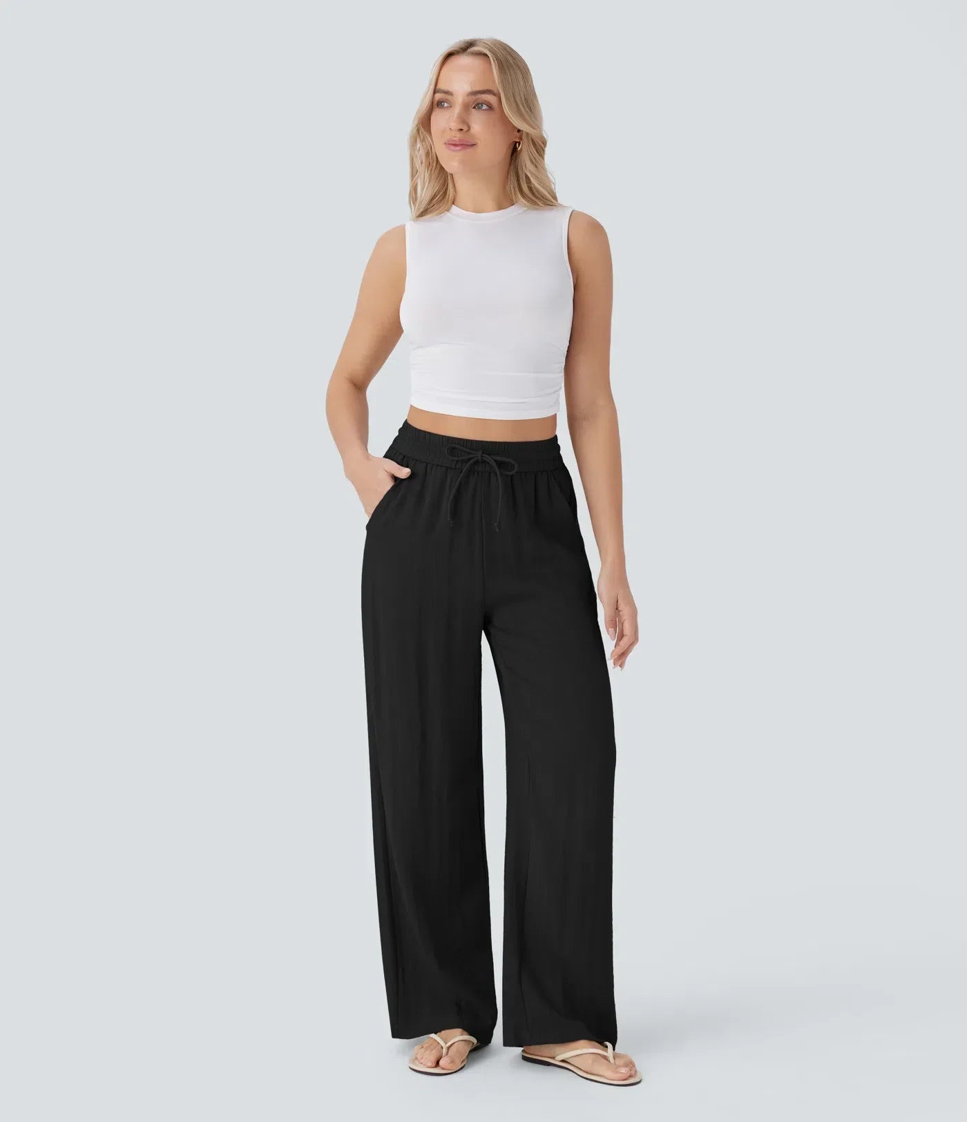 Lissa | Luftige Leinenhose mit elegantem Schnitt