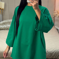 Catherine | trendiges übergroßes T-Shirt aus Frottee-Baumwolle für den Alltag