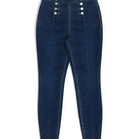 Violetta™ – High-Waist Jeans mit Doppelknopfleiste