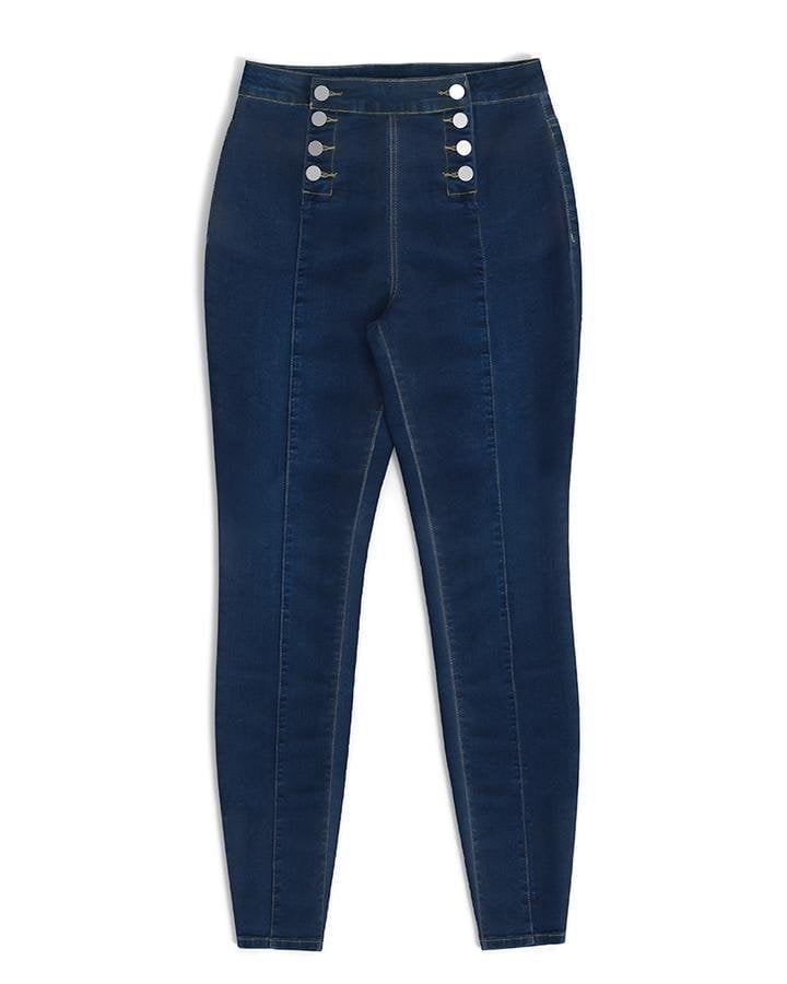 Violetta™ – High-Waist Jeans mit Doppelknopfleiste