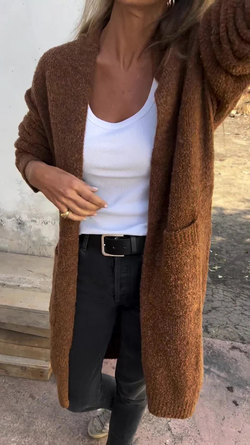 Helena™ | Kuscheliger Strickmantel