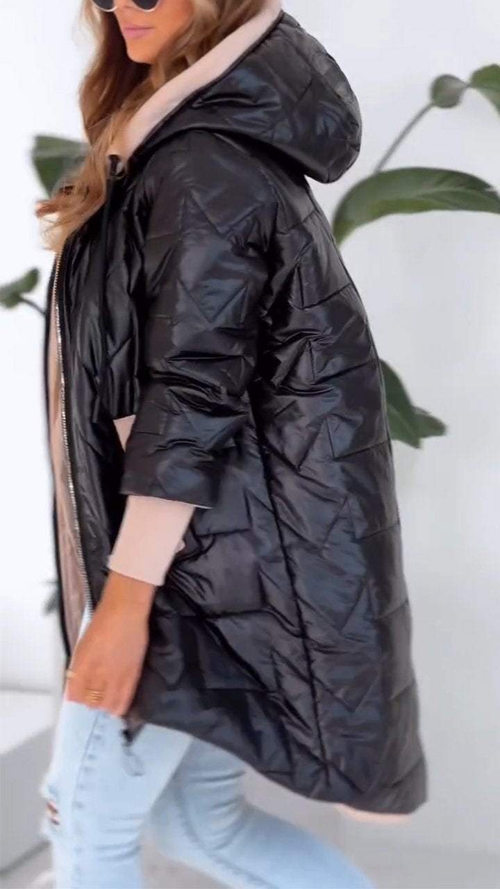 Morgan™ | Eleganter Damen-Wintermantel mit Kapuze